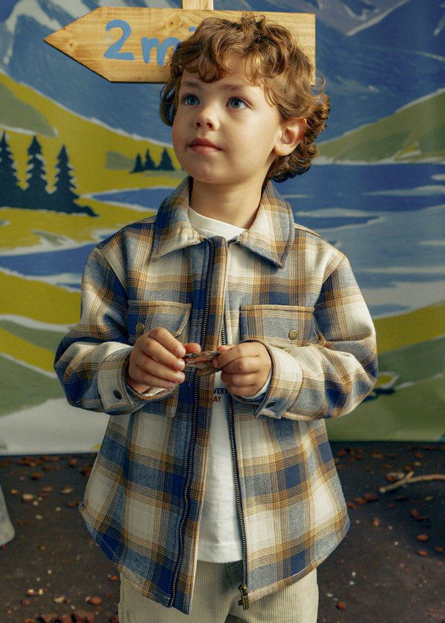Mayoral Plaid Jacket 4466