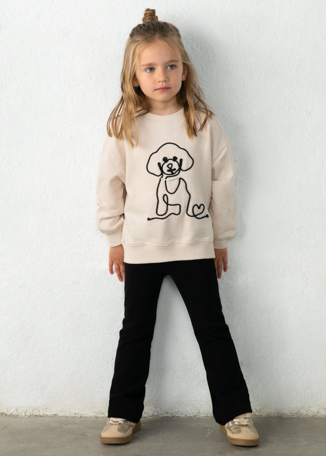 Mayoral Dog Sweatshirt and Legging Set 4733