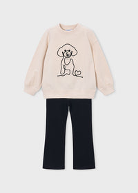 Mayoral Dog Sweatshirt and Legging Set 4733