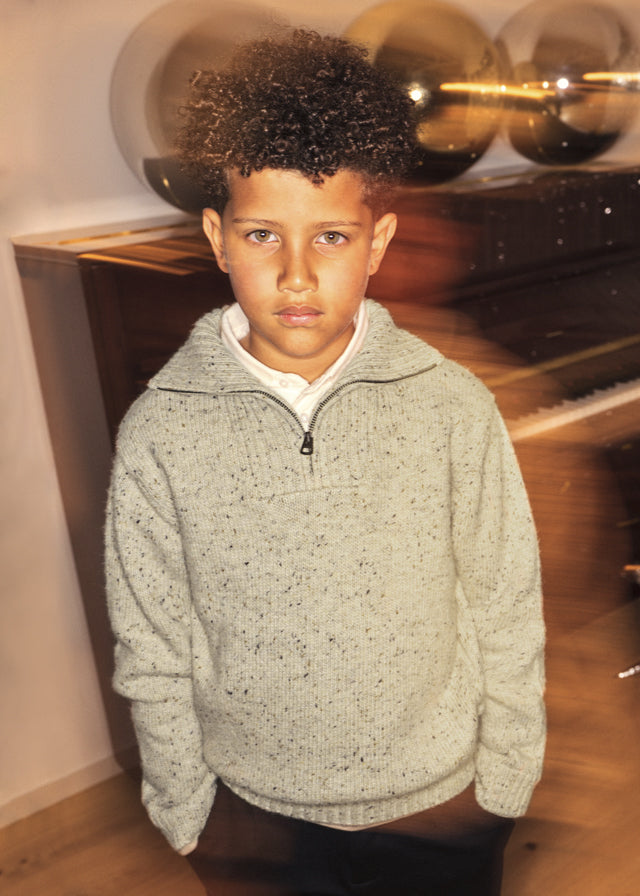 Mayoral Quarter Zip Sweater 7331