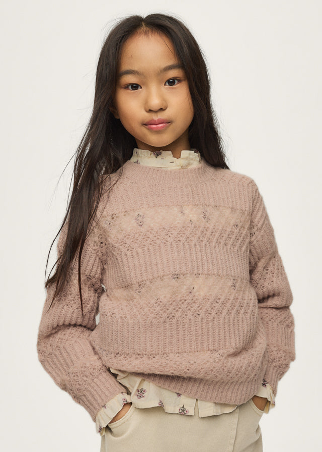Mayoral Pointelle Sweater 7335