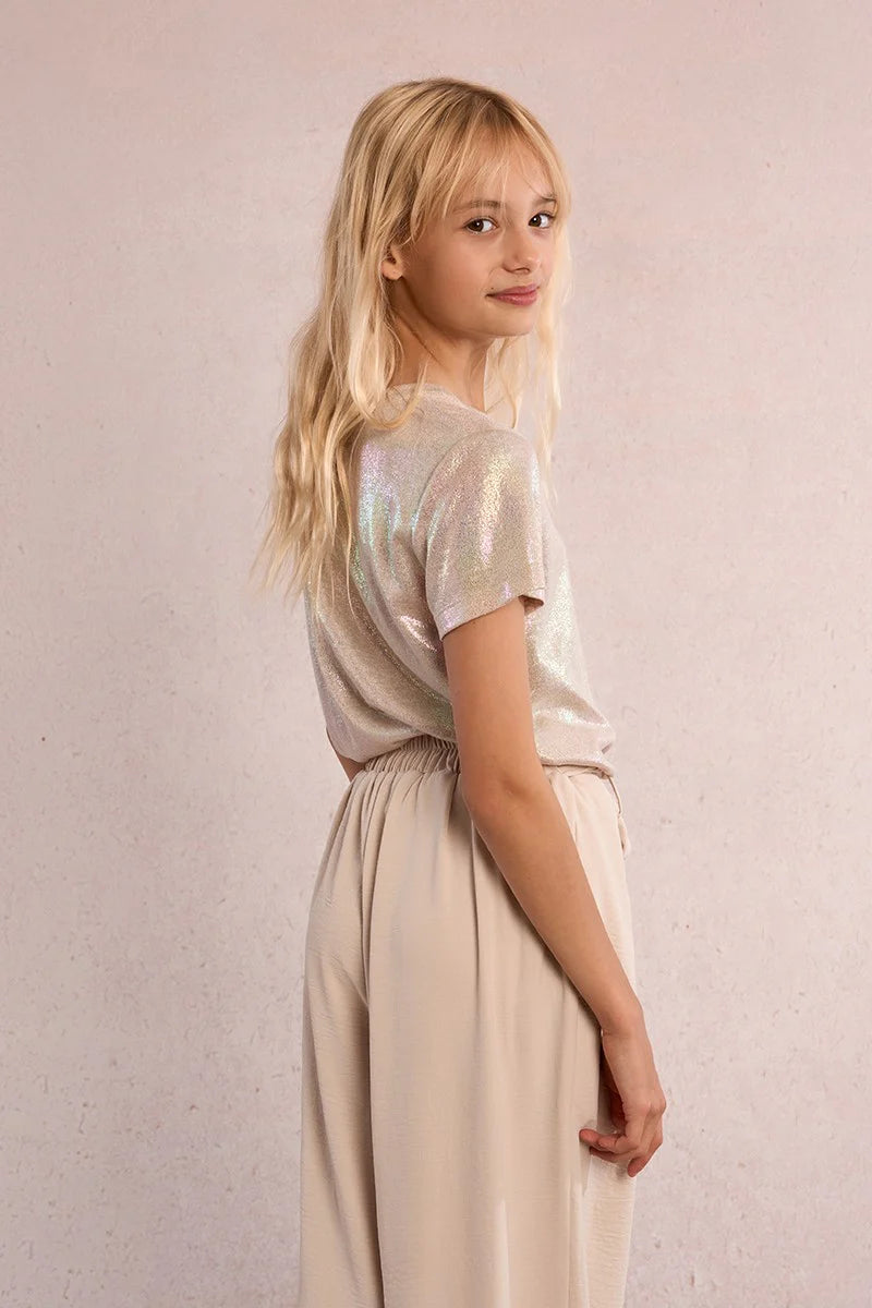 Molly Bracken Girl Metallic Tee