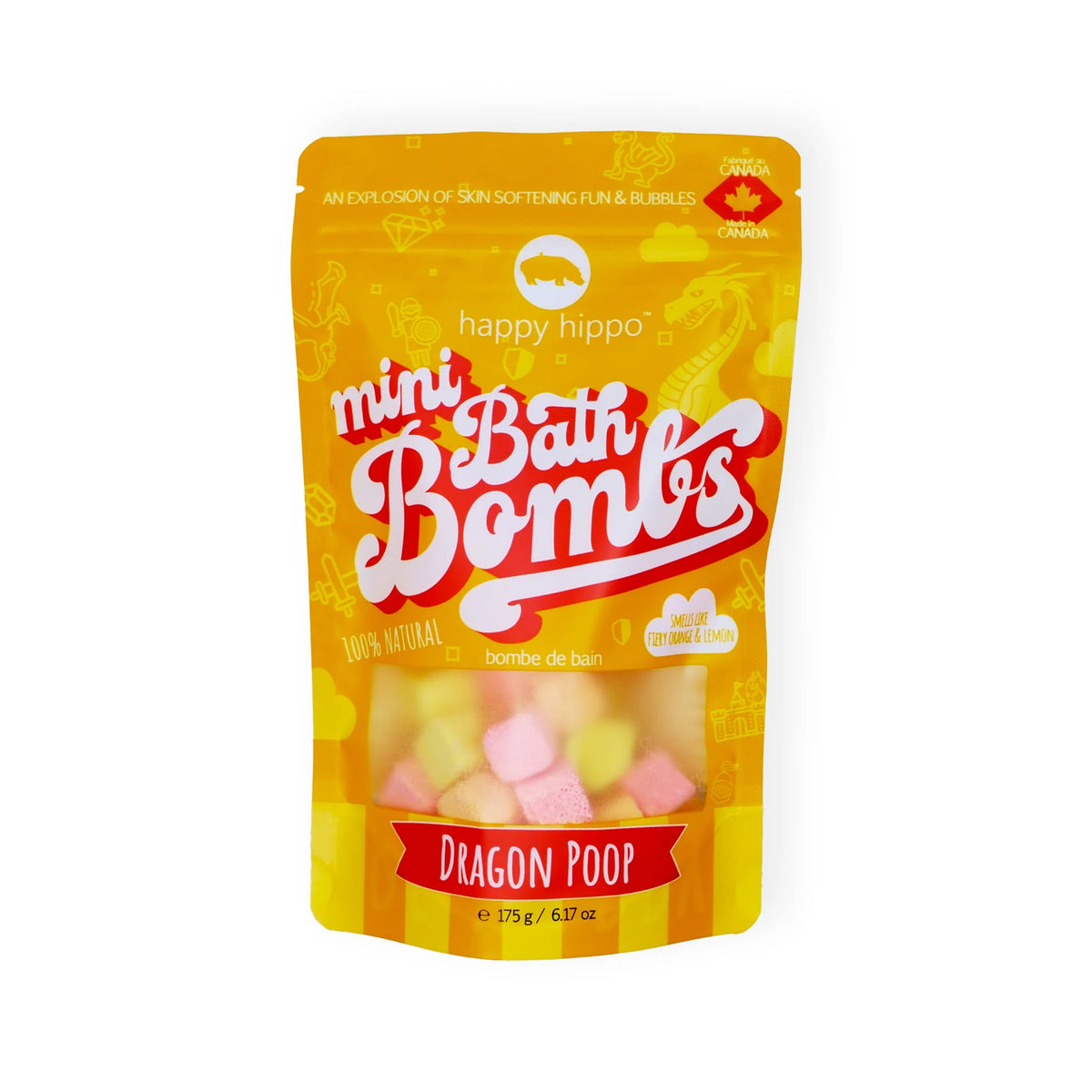 Happy Hippo Dragon Poop Mini Bubble Bombs