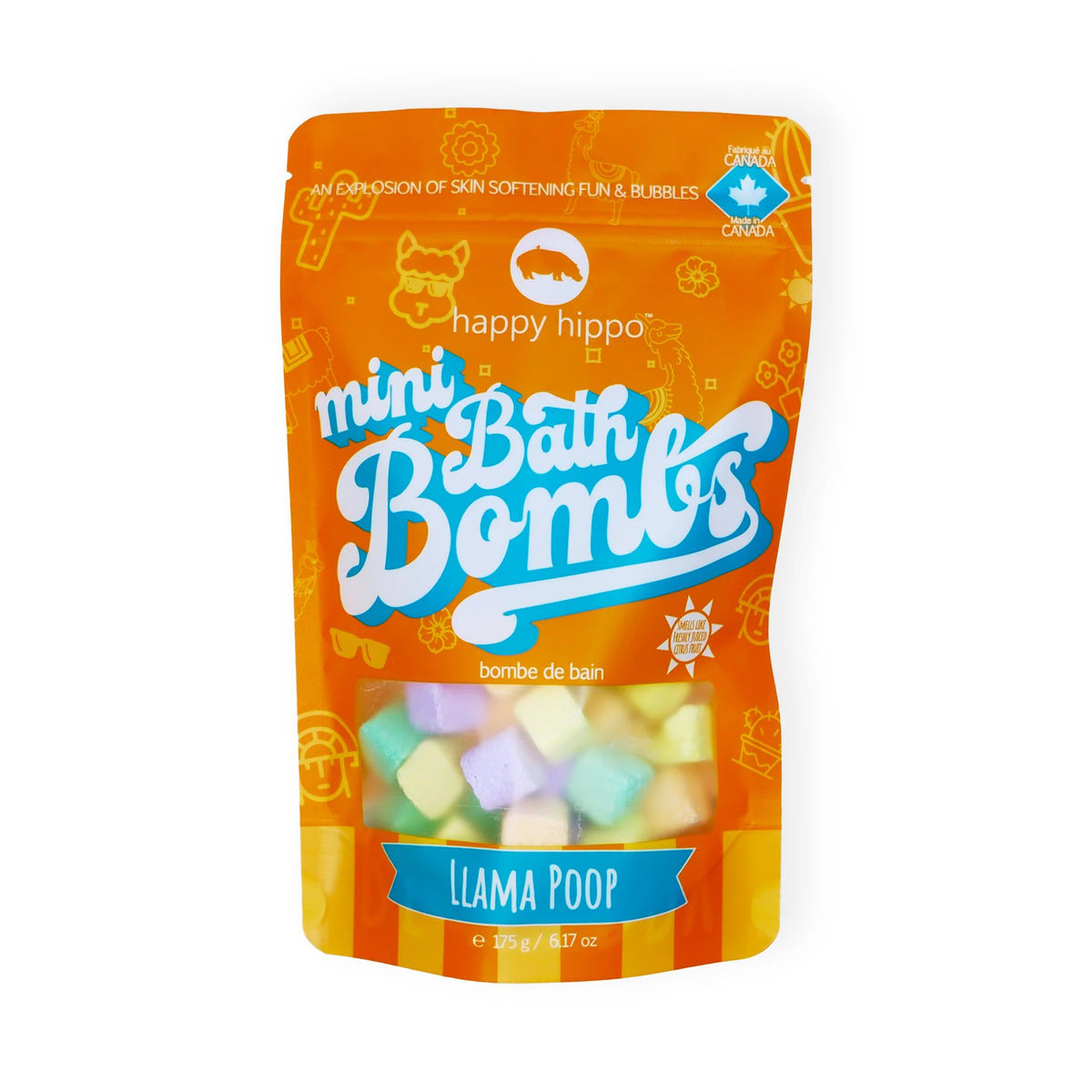 Happy Hippo Llama Poop Mini Bubble Bombs
