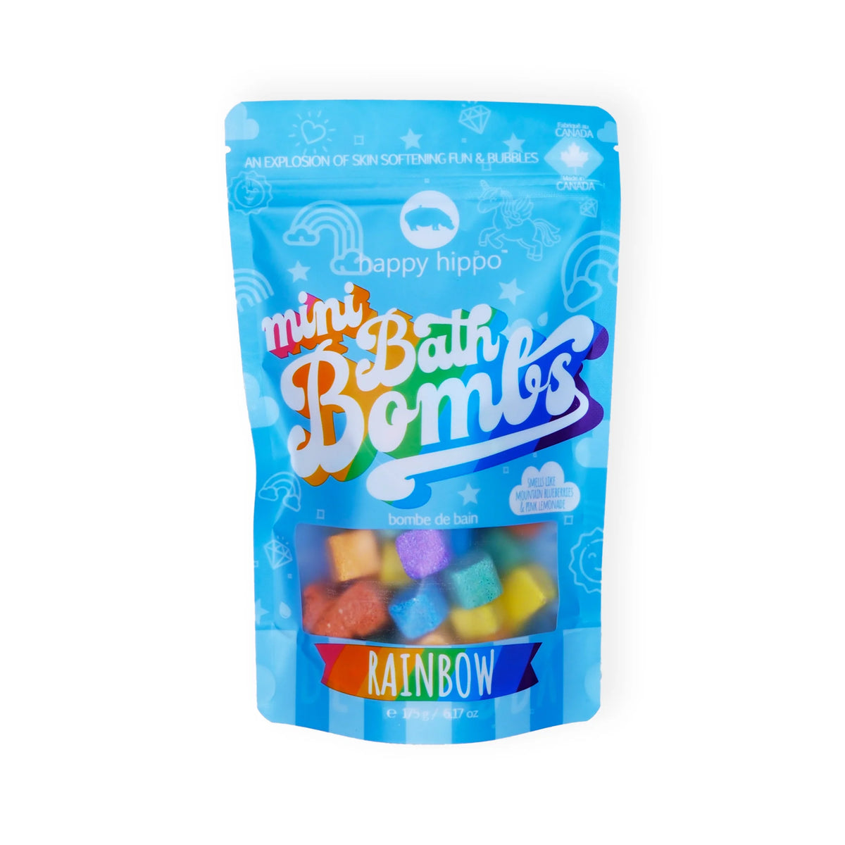 Happy Hippo Rainbow Mini Bubble Bombs