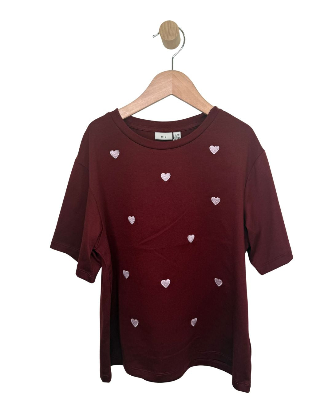 M.I.D Heart Short Sleeve Top