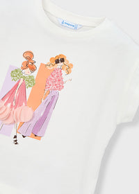 Mayoral Dolls Graphic T-Shirt 3005