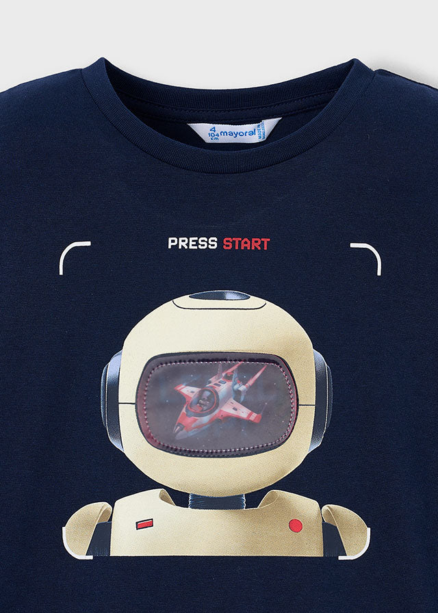 Mayoral Interactive Robot Shirt 3065