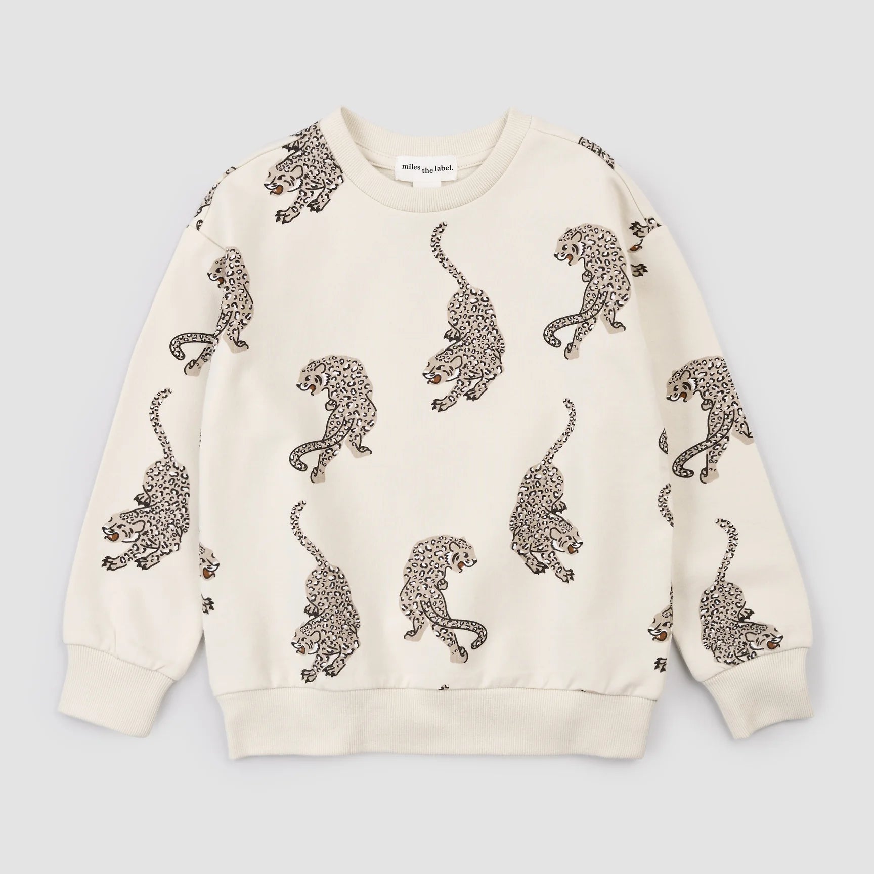 Miles The Label Leopard Sweatshirt