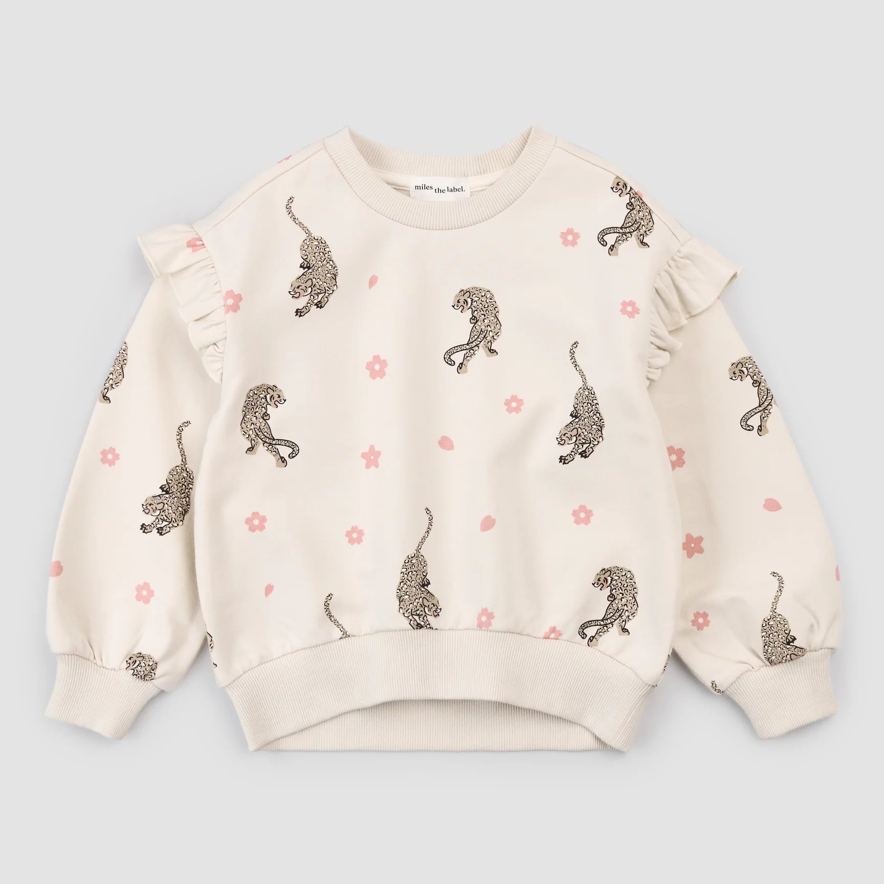 Miles The Label Ruffled Sweatshirt