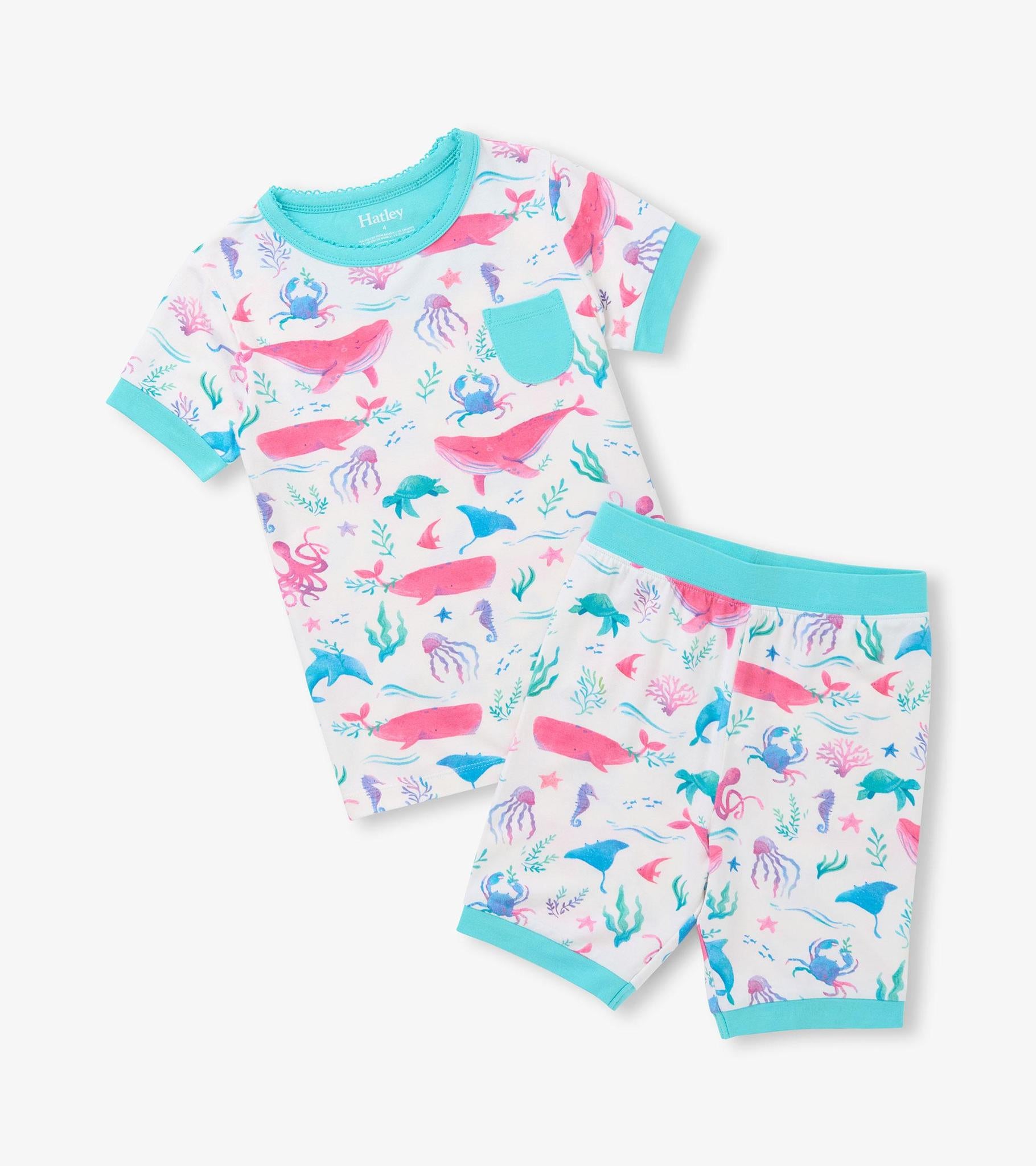 Hatley Bamboo Tee/Shorts PJ Set