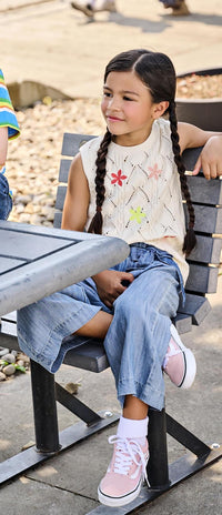 Hatley Flower Crochet Top