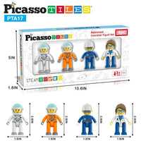 PicassoTiles 4pc Career Character Figure Set