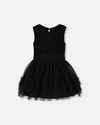 Deux Par Deux Sleeveless Dress with Tulle Skirt