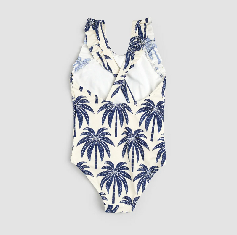 Miles The Label Palm Tree Print Swimsuit