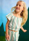 Mayoral Striped Top & Pant Set 3560