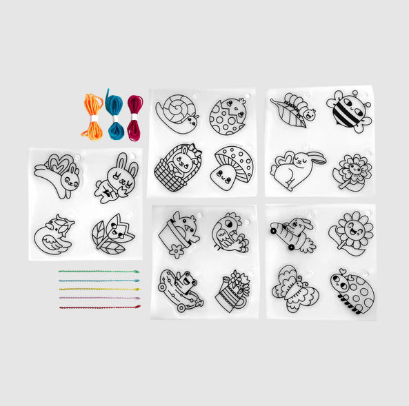 Ooly Shrink-its! DIY Shrink Art Kit - Garden Pals