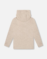 Deux Par Deux Soft Jersey Hooded Top