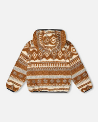 Deux Par Deux Reversible Mid-Season Sherpa Jacket