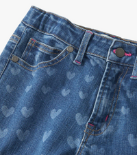 Hatley Hearts Flared Leg Denim Pant