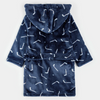 Petit Lem Hockey Sticks Print Plush Robe
