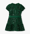 Hatley Green Sequins Velvet Dress