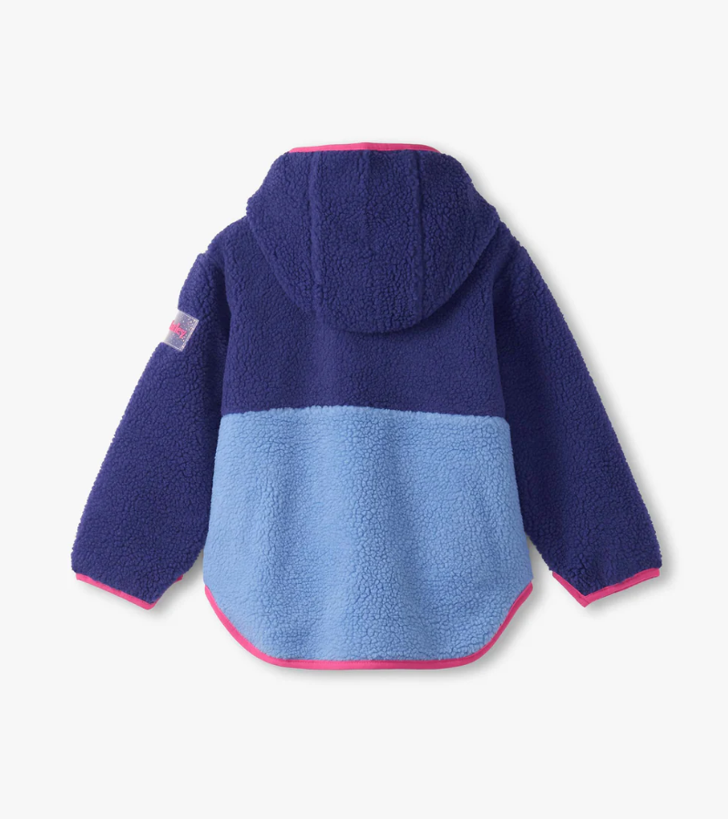Hatley Colourblock Faux Sherpa Jacket