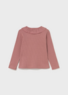Mayoral Ruffle Collar Long Sleeve Top 2112