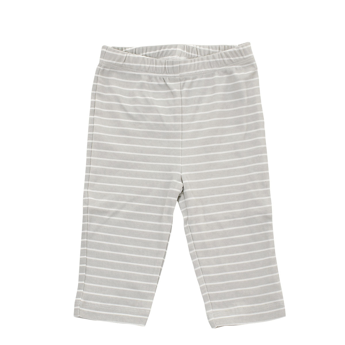 Silkberry Organic Cotton Pullover Pant (Silver cloud stripe)