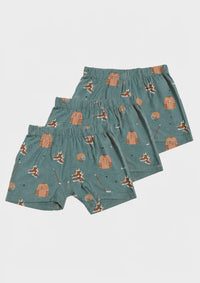 Bambi & Birdie 3 Pack Bamboo Hockey Boxers