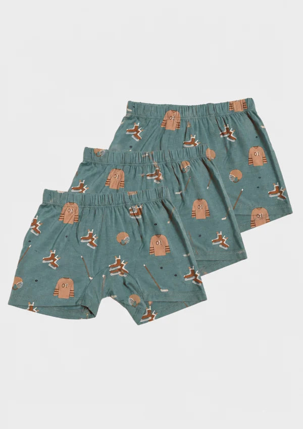 Bambi & Birdie 3 Pack Bamboo Hockey Boxers