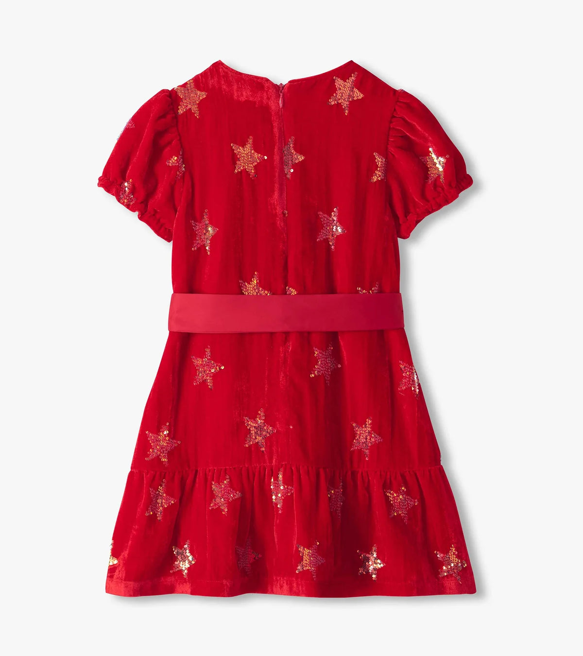 Hatley Star Sequins Velvet Dress