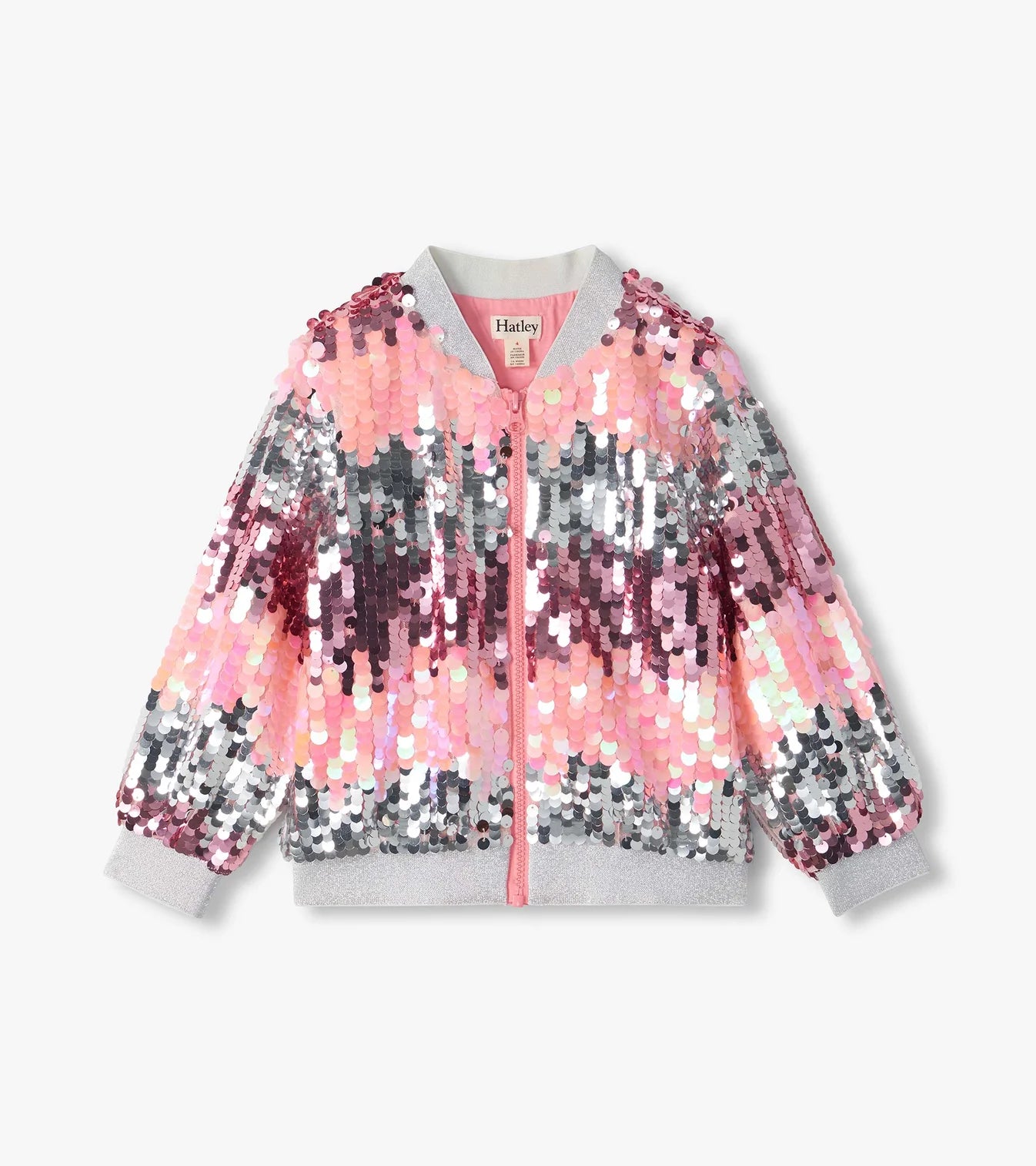 Hatley Gradient Sequin Bomber Jacket