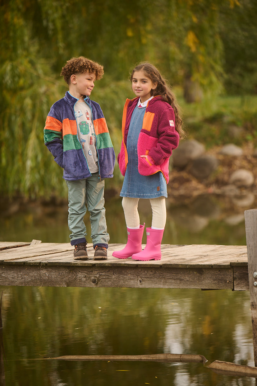 Hatley Soft Colourblock Fleece Jacket