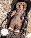 One-Piece Baby Original Puffy Snowsuit Black