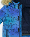 Two-Piece Discover Snowsuit Navy Blue