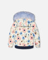 Two-Piece Discover Snowsuit With Printed Jacket Light Blue