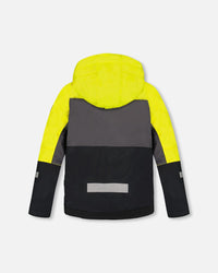 Two-Piece Teknik Snowsuit Colorblocked Light Khaki Green