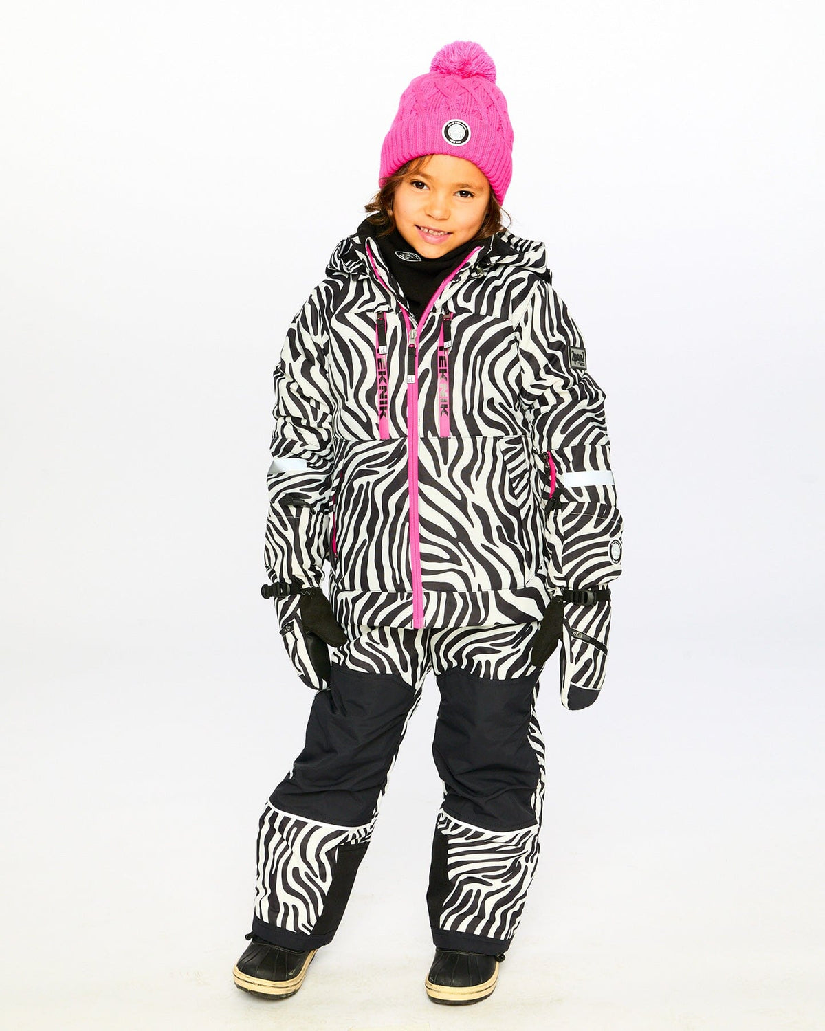 Two-Piece Teknik Snowsuit Zebra Print