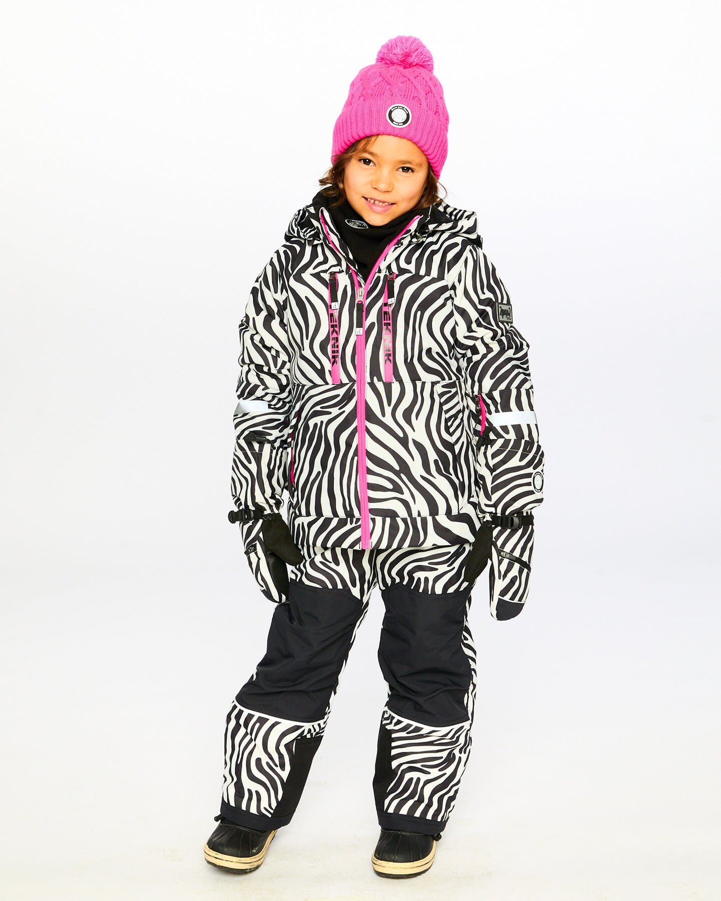 Two-Piece Teknik Snowsuit Zebra Print