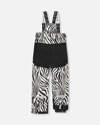 Two-Piece Teknik Snowsuit Zebra Print