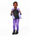 Stretch Jersey T-Shirt Multicolor Leopard Print