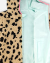 Reversible Mid-Season Sherpa Jacket Leopard