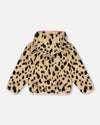 Reversible Mid-Season Sherpa Jacket Leopard
