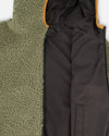 Reversible Mid-Season Sherpa Jacket Khaki