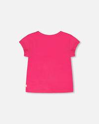 Organic Cotton Jersey T-Shirt Pink