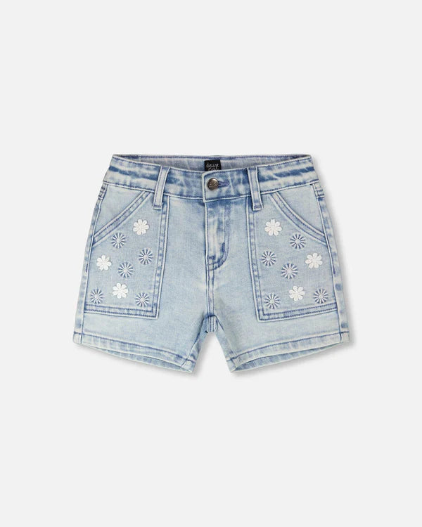 Deux Par Deux Denim Shorts