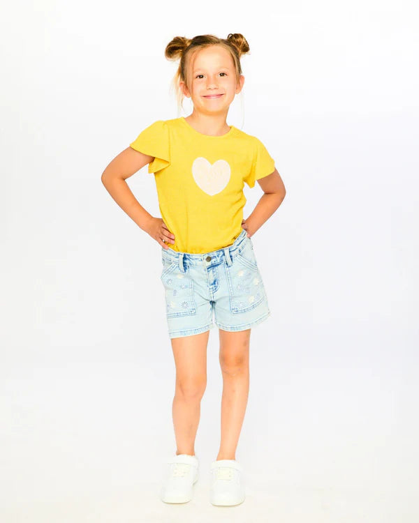 Deux Par Deux Denim Shorts