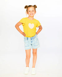 Deux Par Deux Crinkle Jersey Top