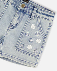 Deux Par Deux Denim Shorts